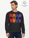 Мужской лонгслив базовый / Черепашки ниндзя