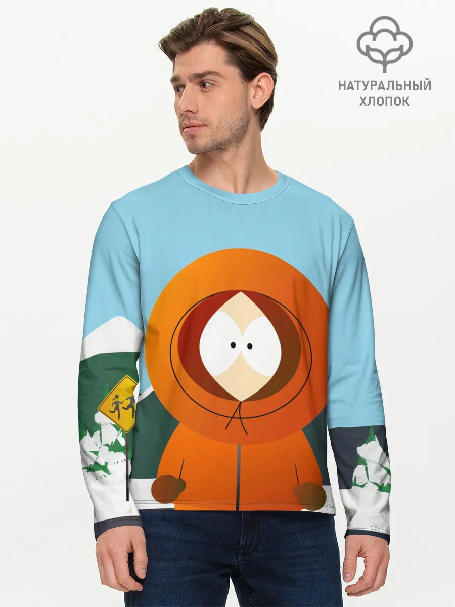 Мужской лонгслив базовый / KENNY