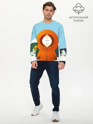 Мужской лонгслив базовый / KENNY