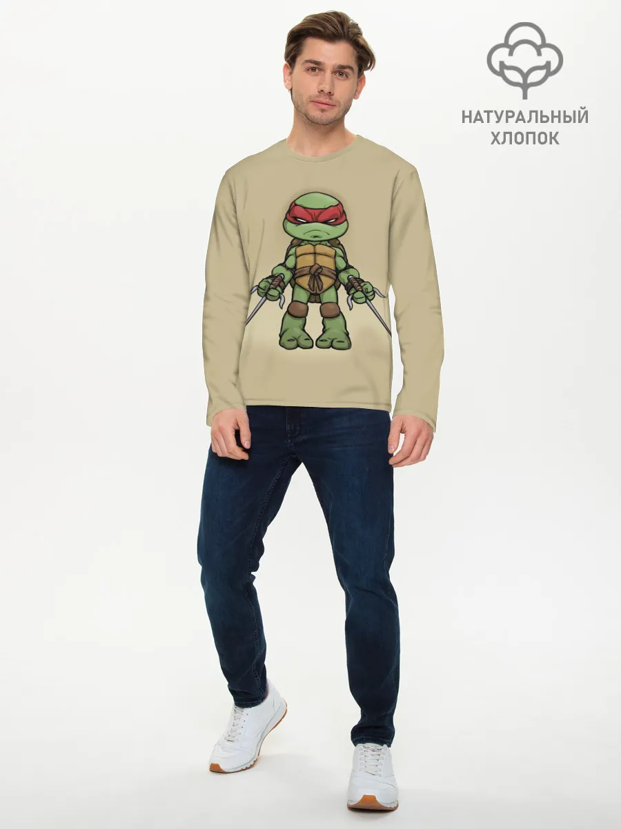 Мужской лонгслив базовый / ЧЕРЕПАШКИ - НИНДЗЯ
