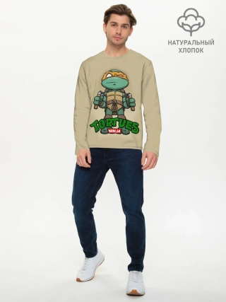 Мужской лонгслив базовый / ЧЕРЕПАШКИ - НИНДЗЯ