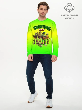 Мужской лонгслив базовый / ЧЕРЕПАШКИ - НИНДЗЯ
