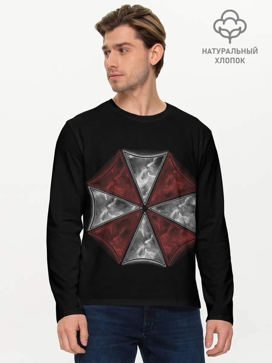 Мужской лонгслив базовый / Umbrella Corporation