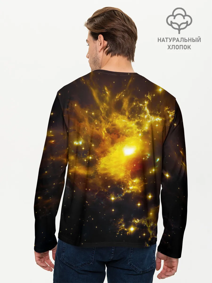 Мужской лонгслив базовый / Space