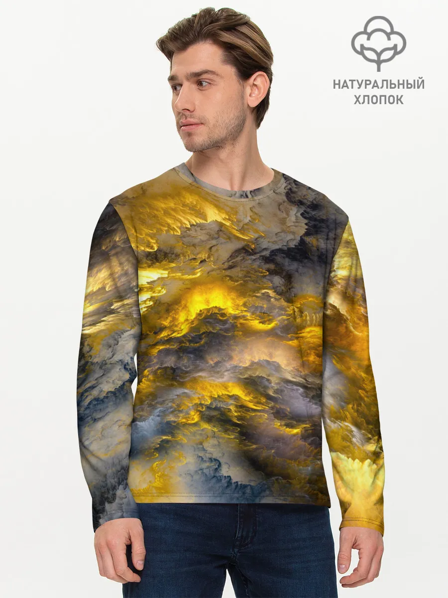 Мужской лонгслив базовый / Shine