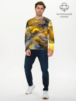 Мужской лонгслив базовый / Shine