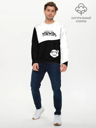 Мужской лонгслив базовый / Черепашки Ниндзя