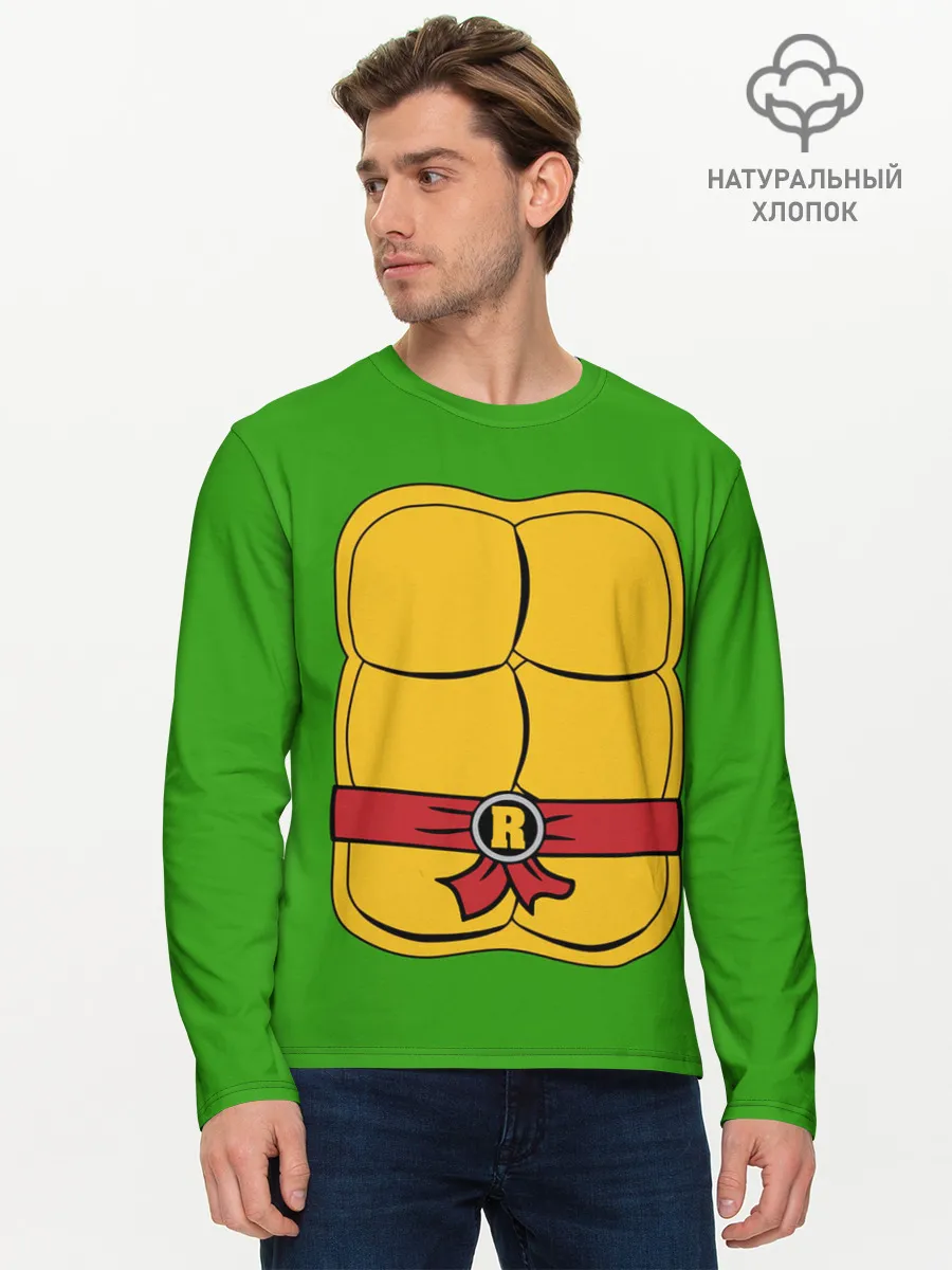 Мужской лонгслив базовый / Черепашки-ниндзя
