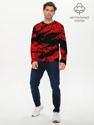 Мужской лонгслив базовый / Roblox