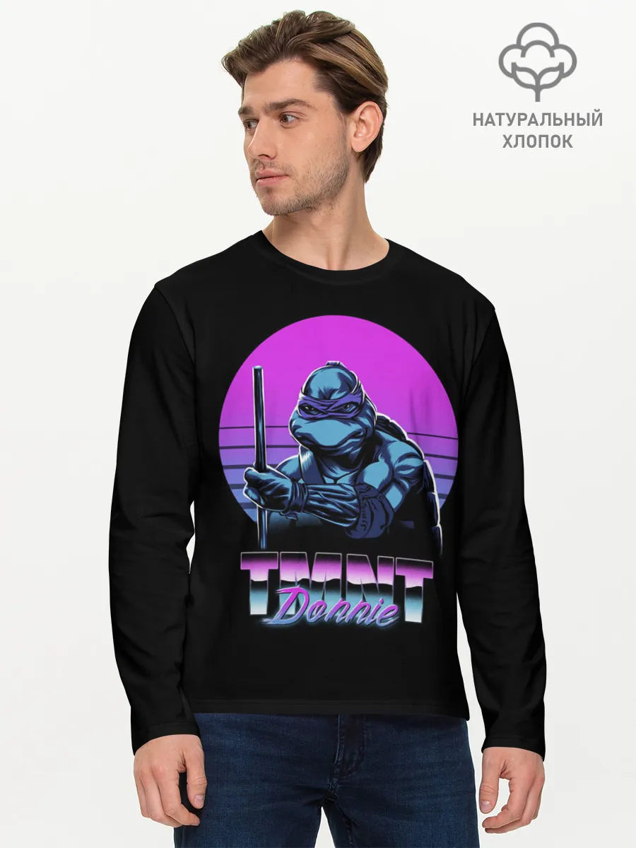 Мужской лонгслив базовый / Черепашки-ниндзя