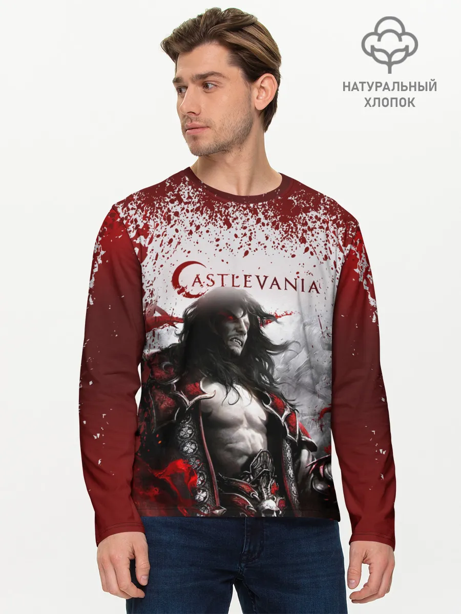 Мужской лонгслив базовый / Castlevania
