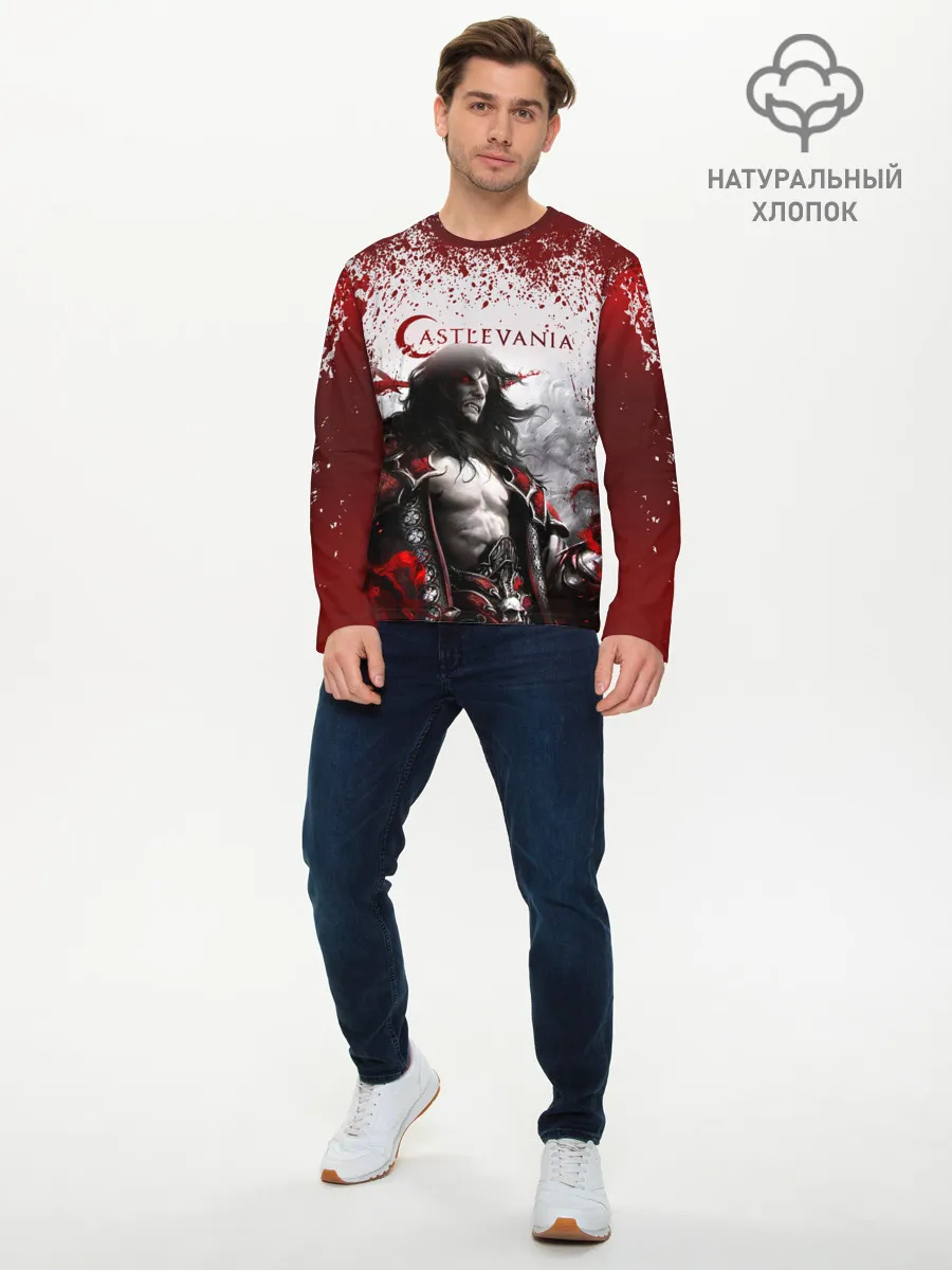 Мужской лонгслив базовый / Castlevania