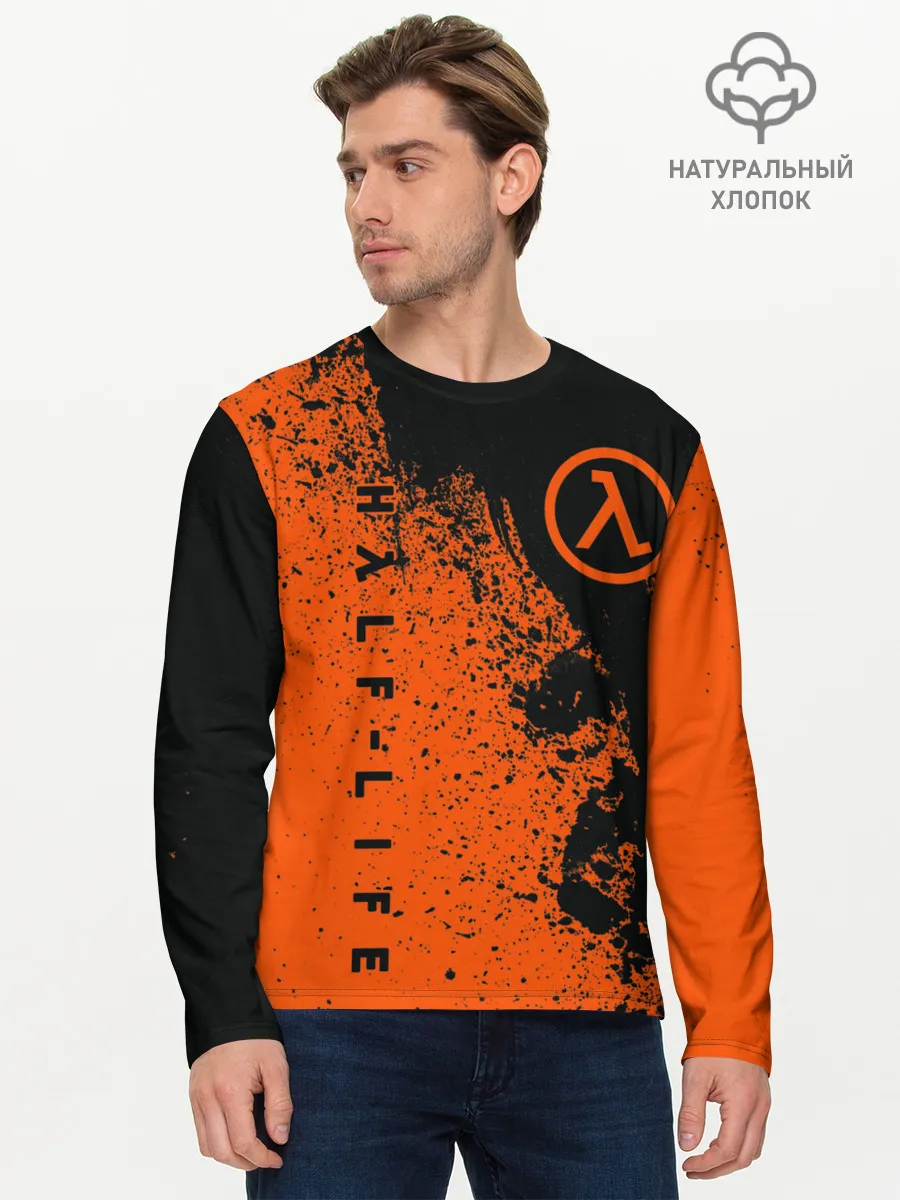 Мужской лонгслив базовый / Half-Life