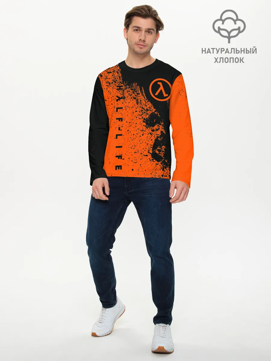 Мужской лонгслив базовый / Half-Life