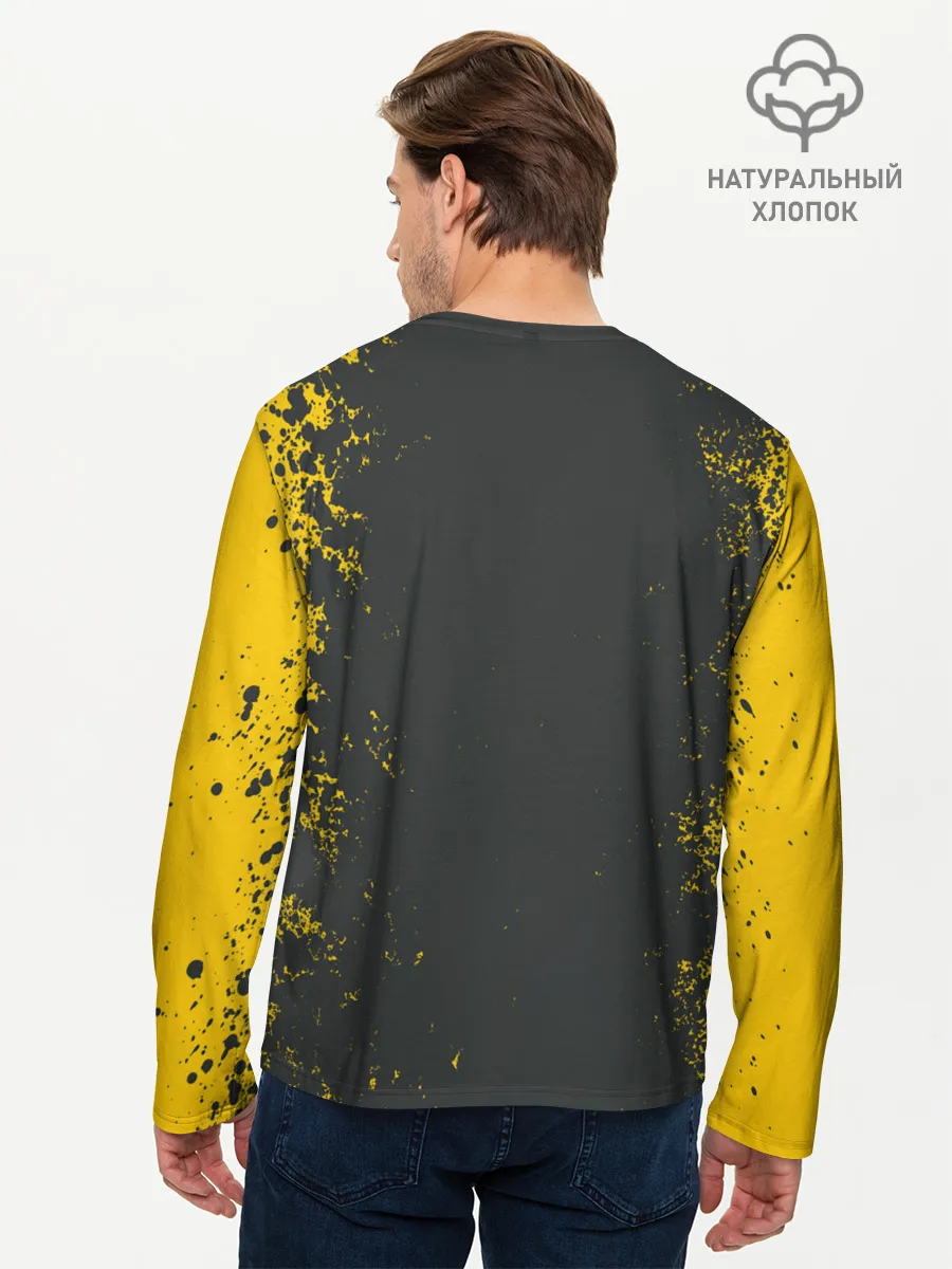 Мужской лонгслив базовый / Пикачок