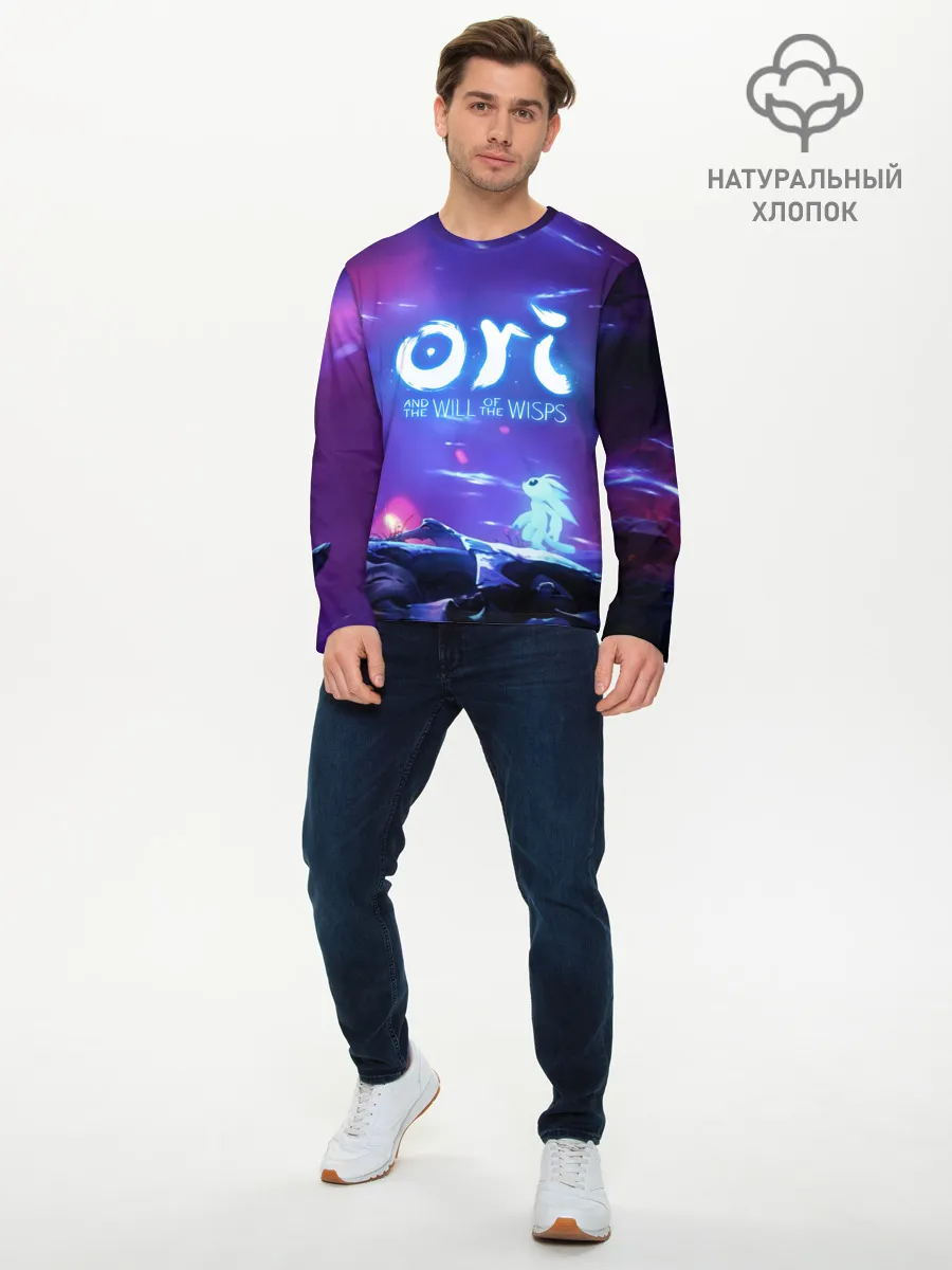 Мужской лонгслив базовый / Ori and the Will of the Wisps