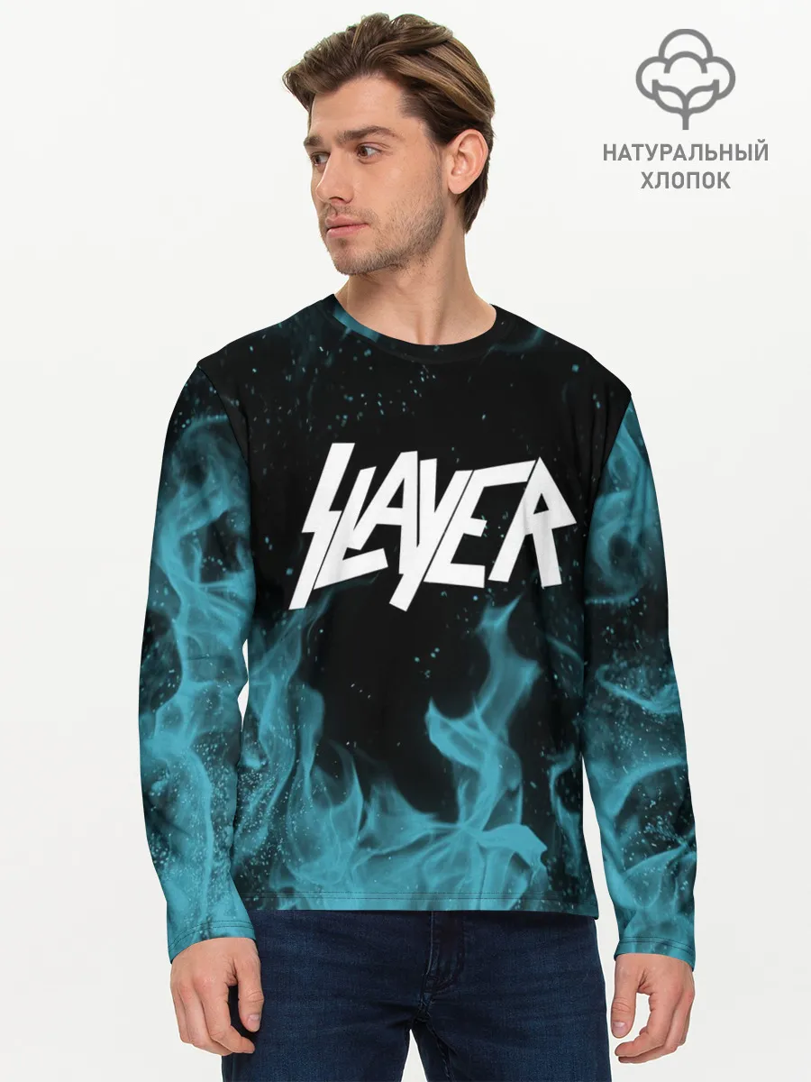 Мужской лонгслив базовый / Slayer