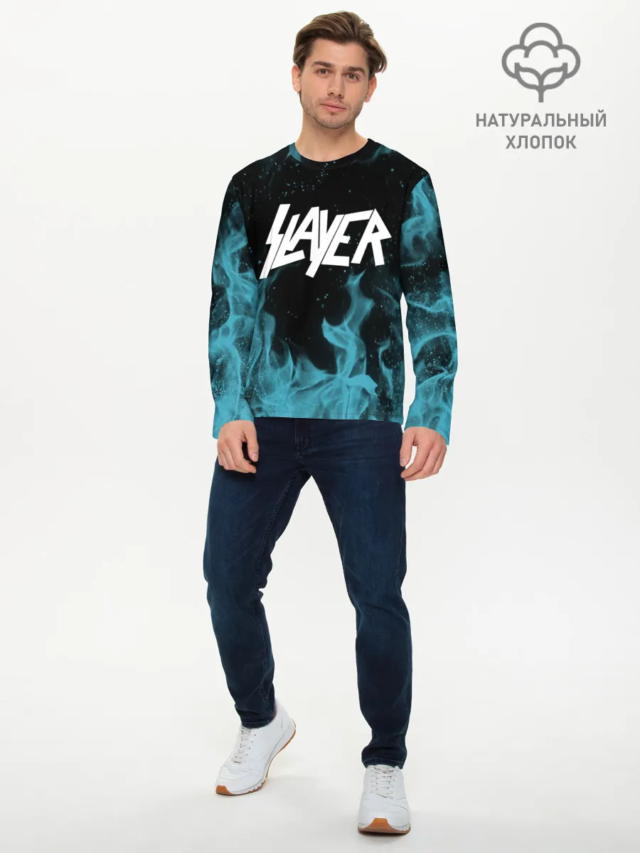 Мужской лонгслив базовый / Slayer