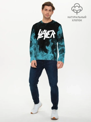 Мужской лонгслив базовый / Slayer