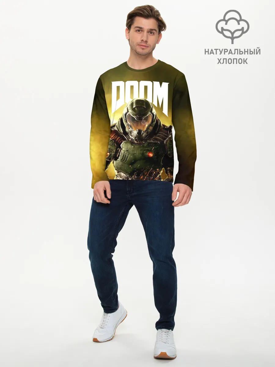Мужской лонгслив базовый / DOOM