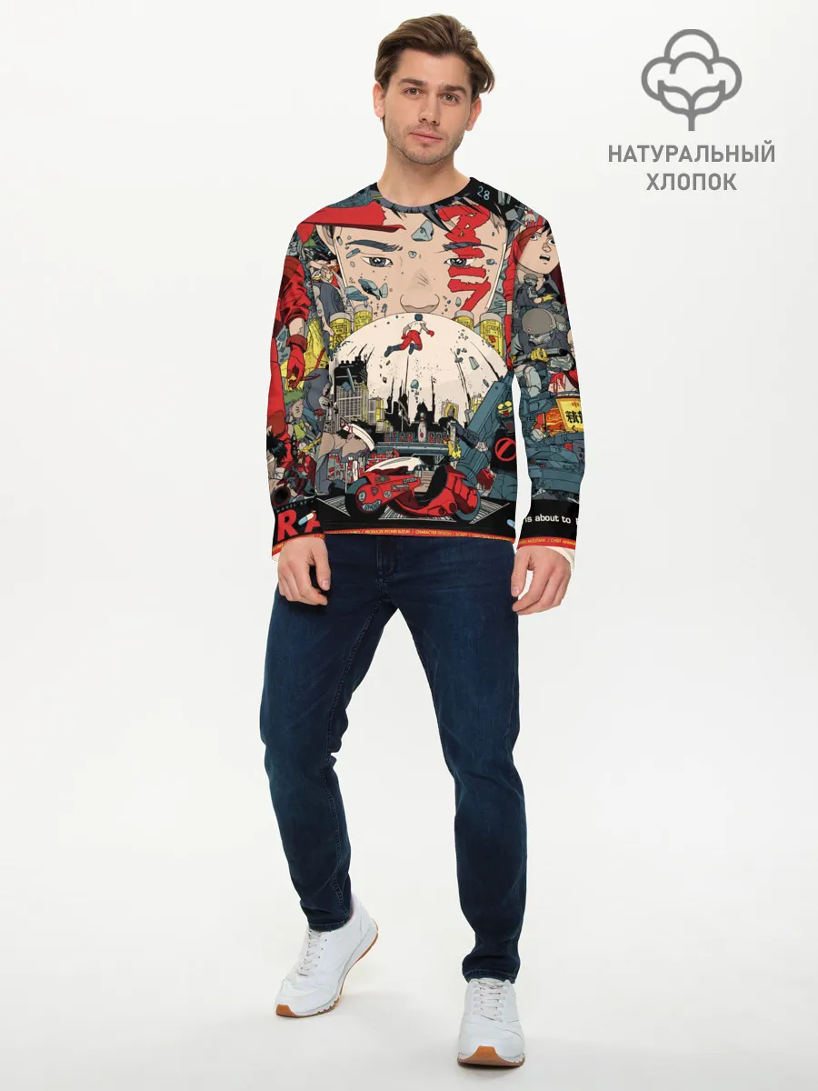 Мужской лонгслив базовый / Аkira 1988 poster