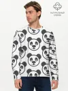 Мужской лонгслив базовый / panda