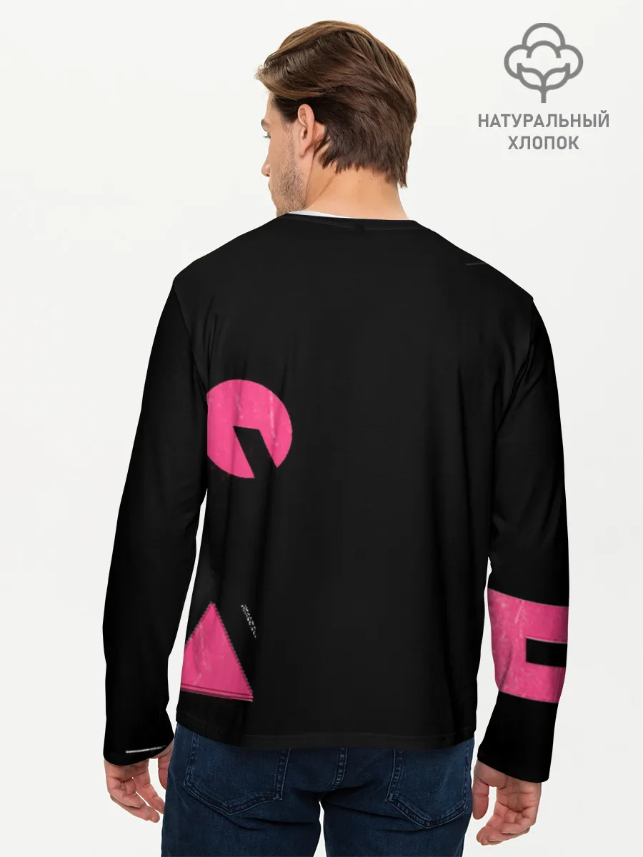 Мужской лонгслив базовый / Игра в кальмара - Squid game