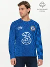 Мужской лонгслив базовый / Лукаку Челси форма 2021/2022