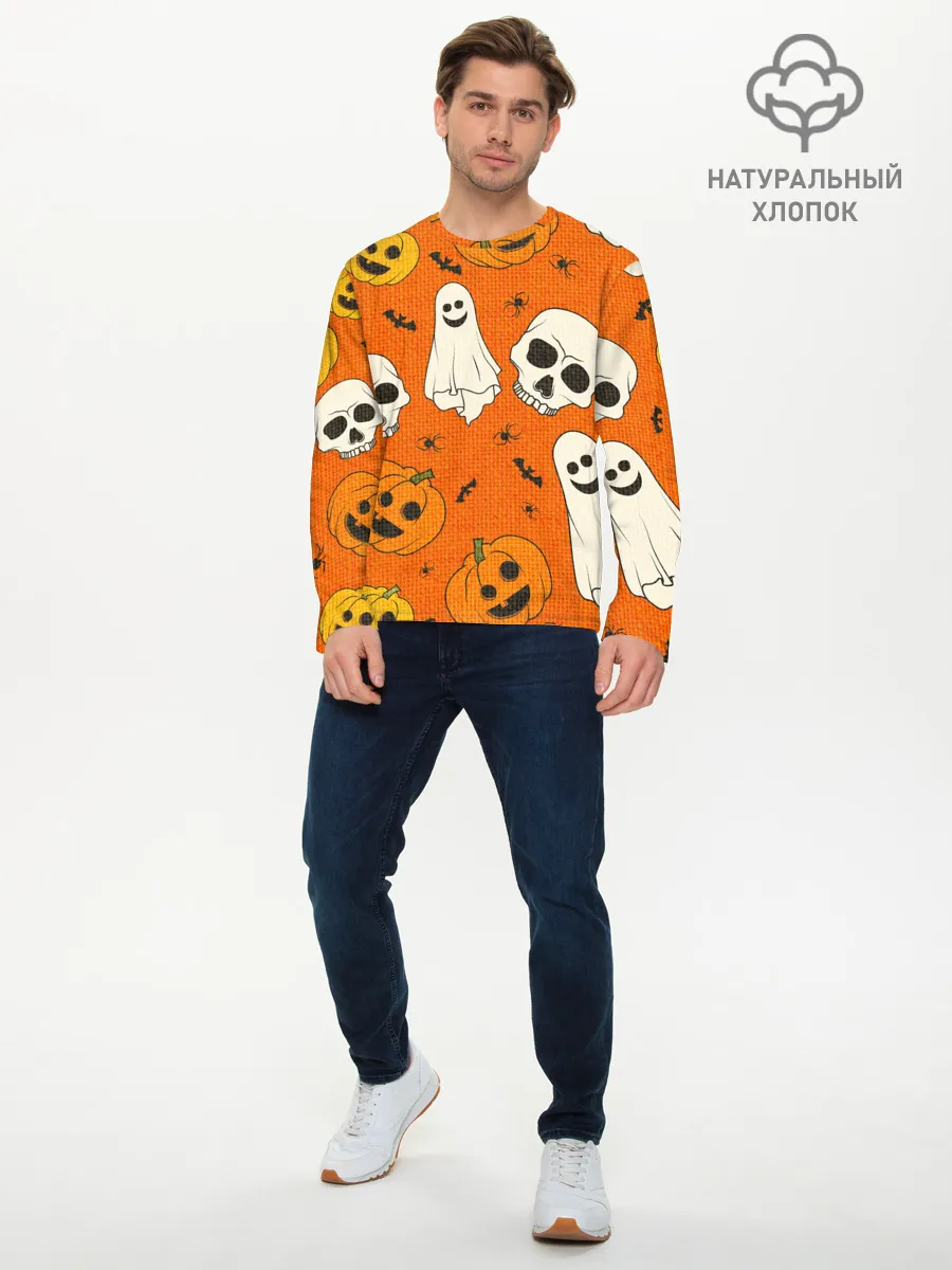 Мужской лонгслив базовый / УЖАСТИКИ НА ВЯЗАНКЕ