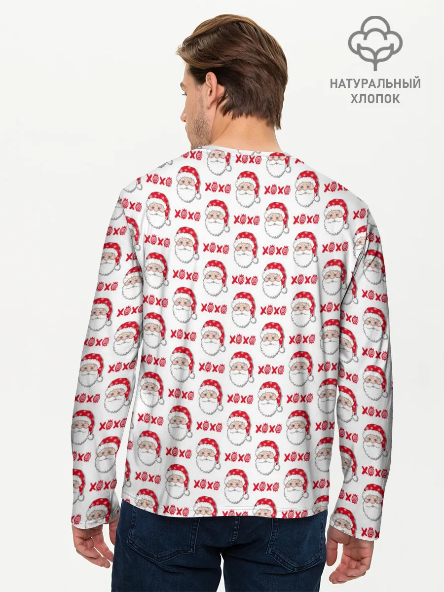 Мужской лонгслив базовый / Хо-Хо