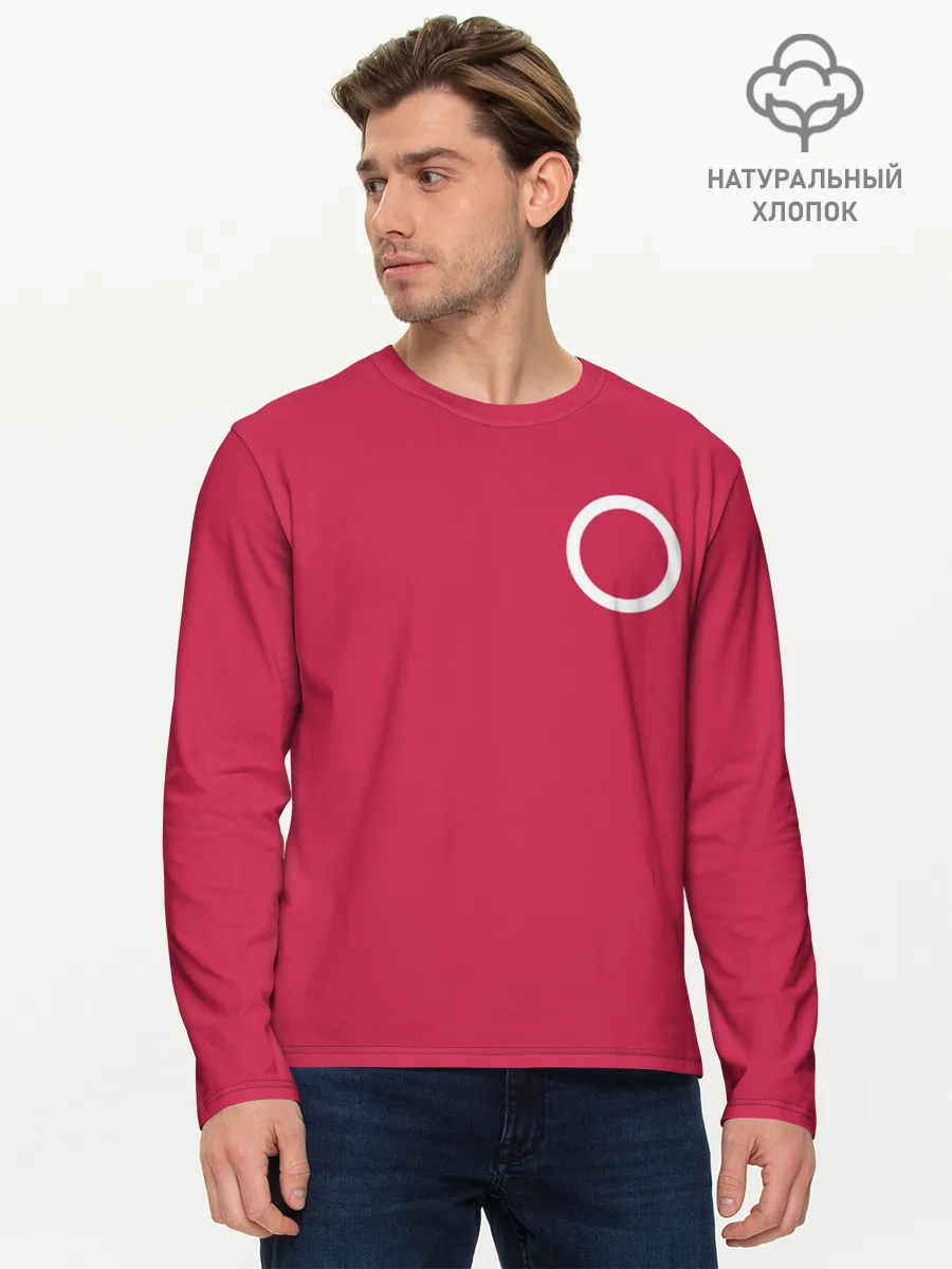 Мужской лонгслив базовый / Отряд кальмара.