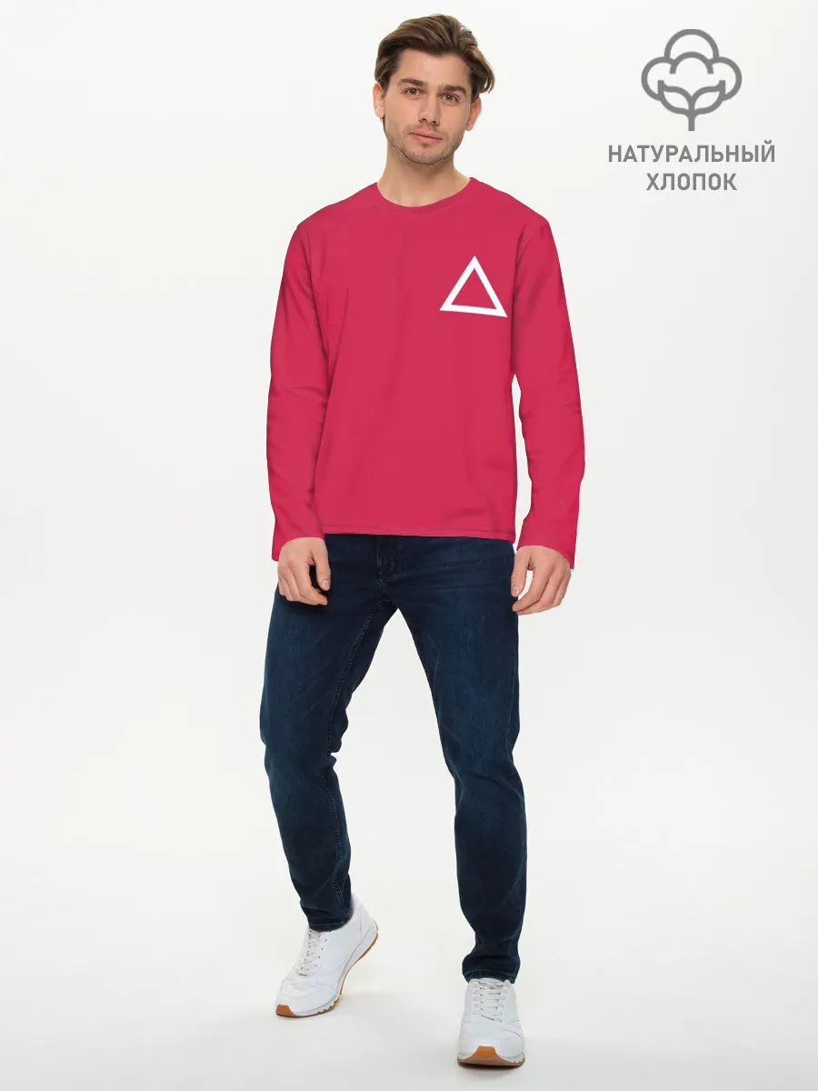 Мужской лонгслив базовый / Страж Squid game