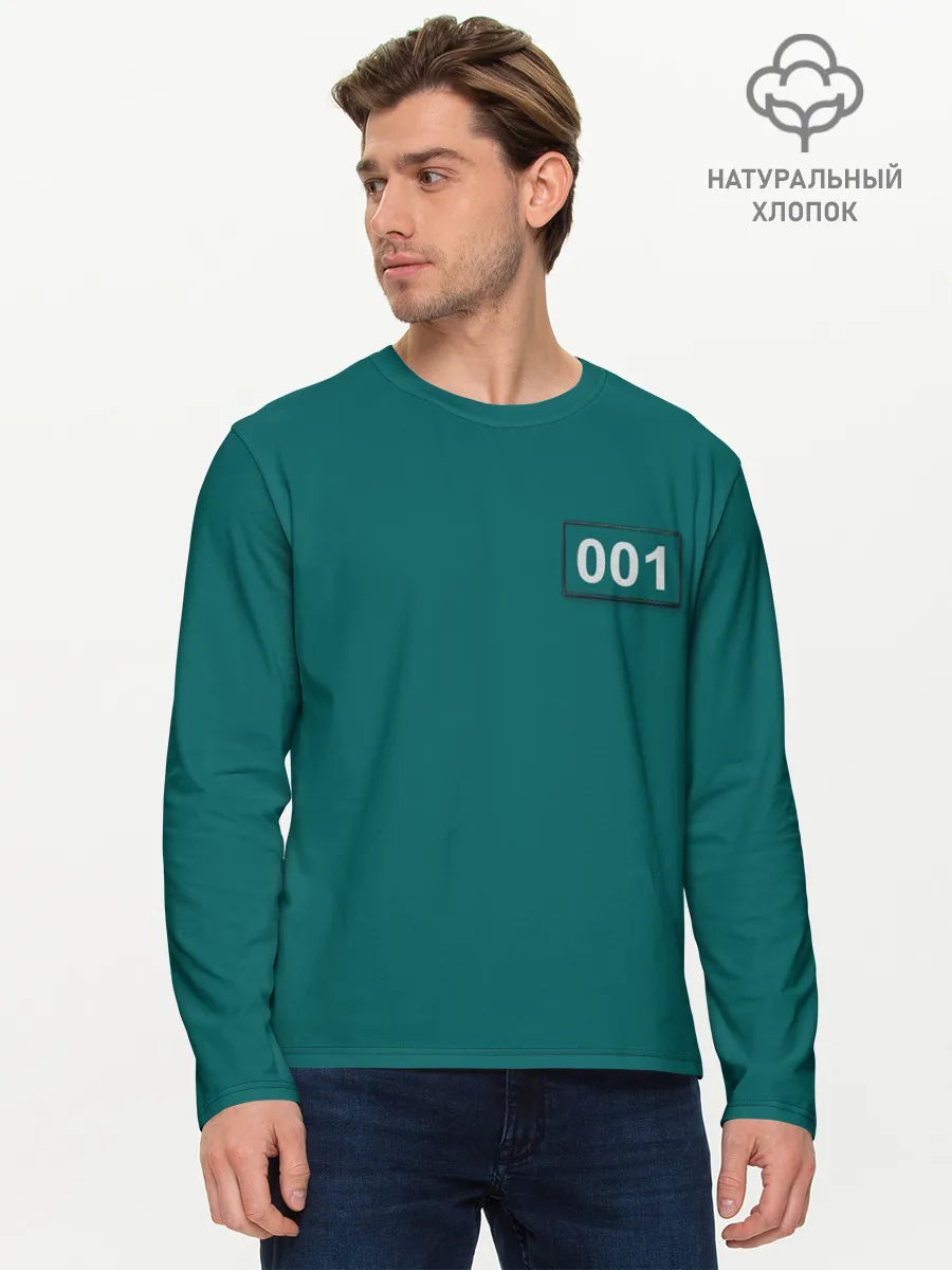Мужской лонгслив базовый / Персонаж 001.