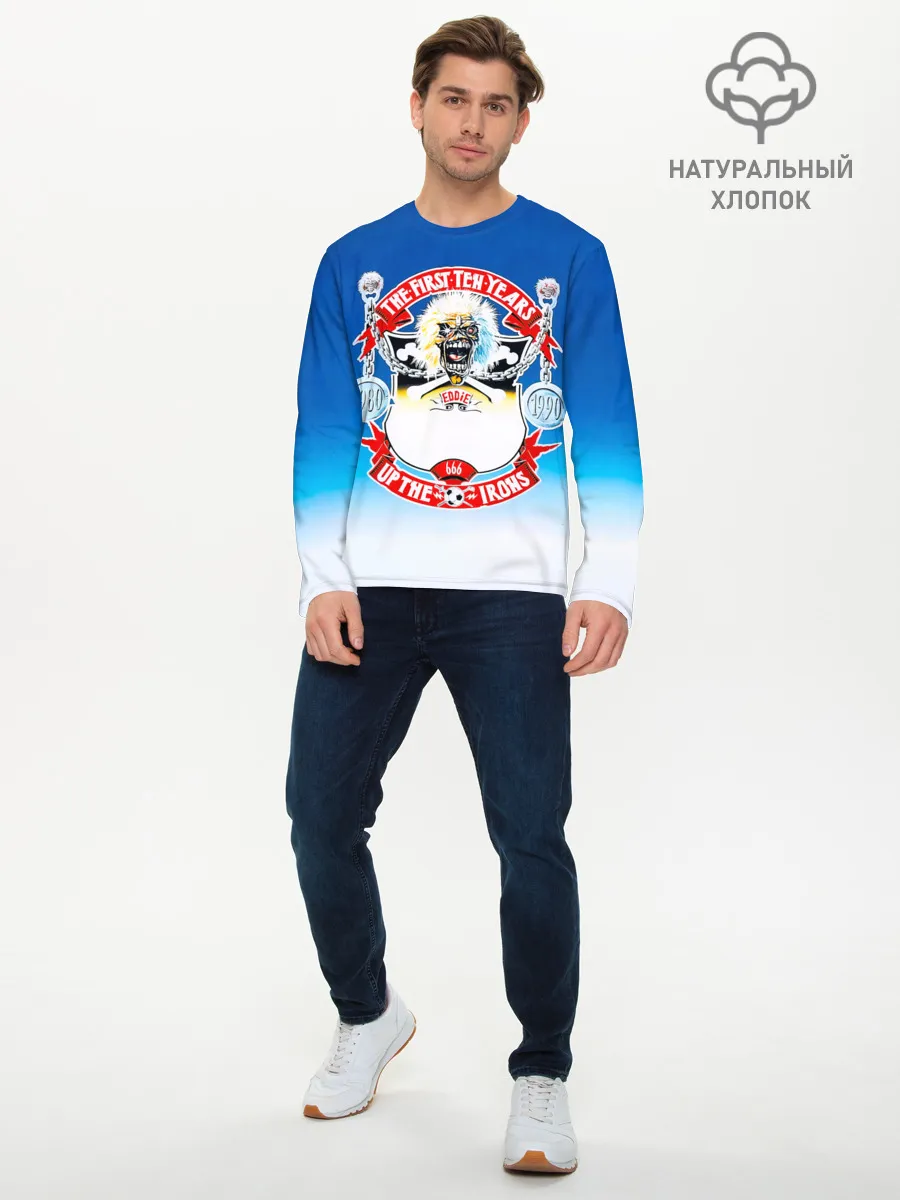 Мужской лонгслив базовый / The First Ten Years - Iron Maiden