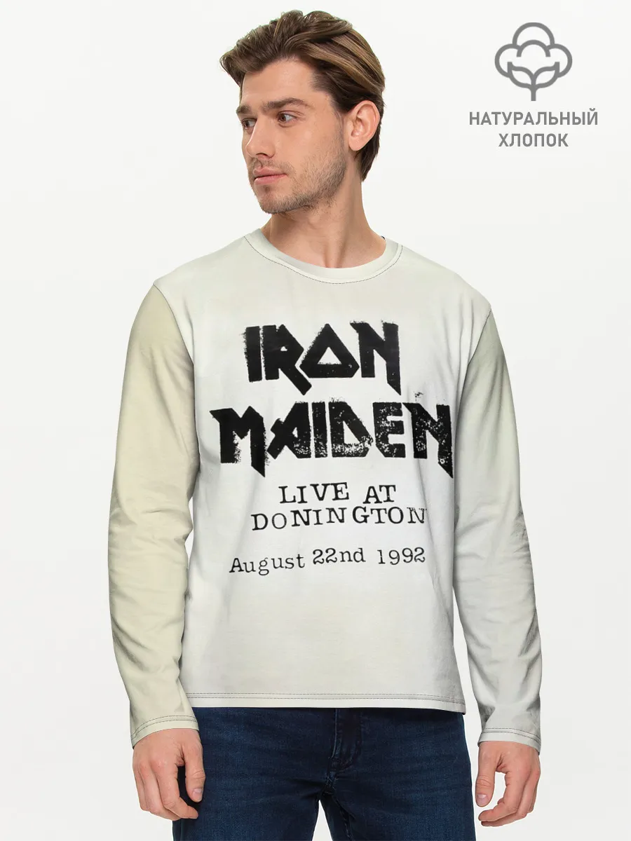 Мужской лонгслив базовый / Live at Donington - Iron Maiden