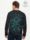 Мужской лонгслив базовый / Геометрический фон