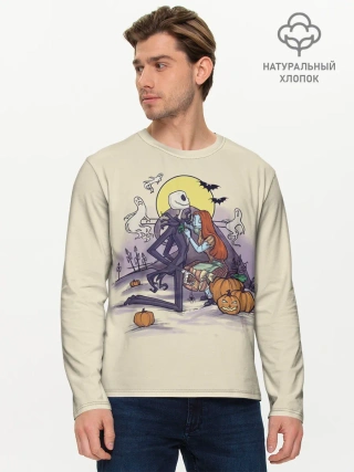 Мужской лонгслив базовый / Персонажи Хэллоуина