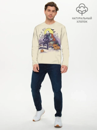 Мужской лонгслив базовый / Персонажи Хэллоуина