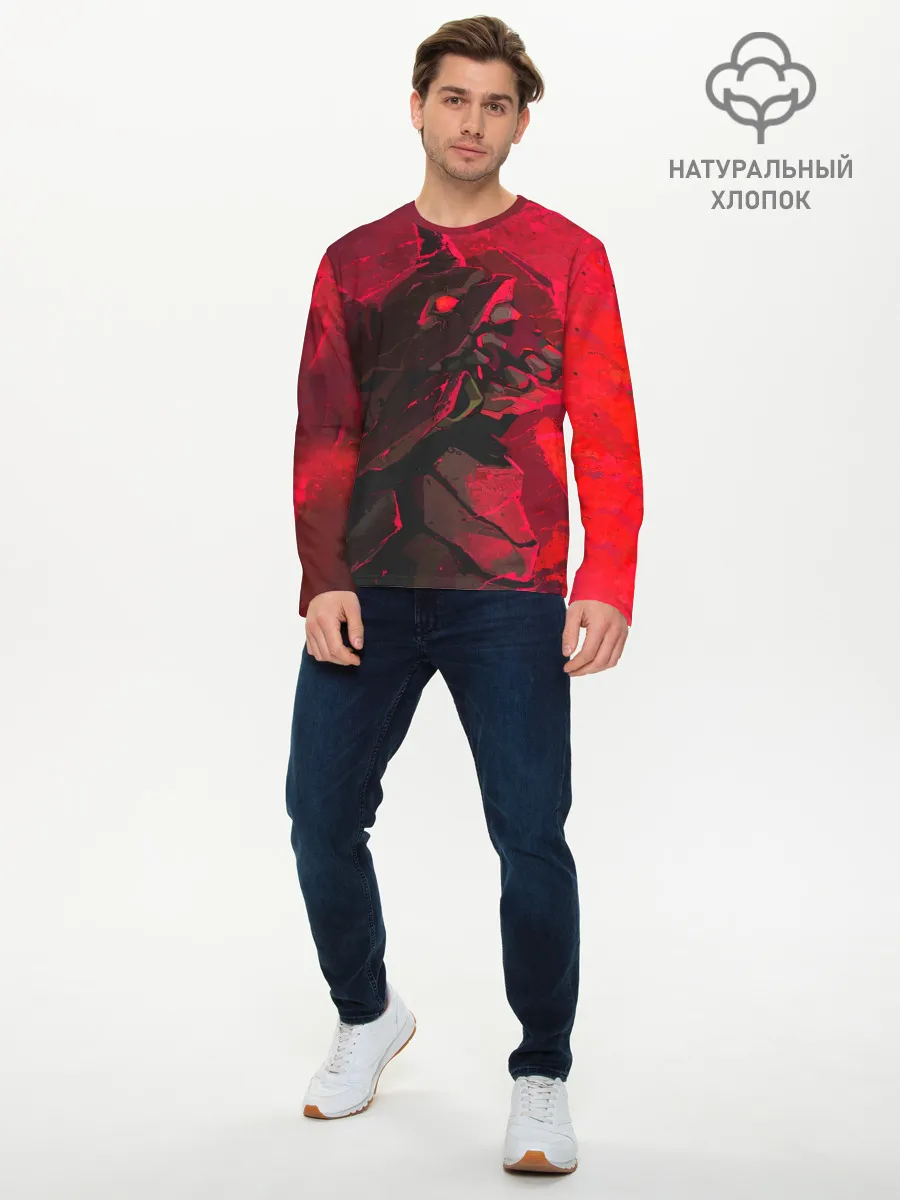 Мужской лонгслив базовый / Evangelion | Eva 01