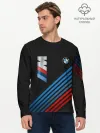 Мужской лонгслив базовый / BMW STRIPE