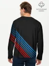 Мужской лонгслив базовый / BMW STRIPE