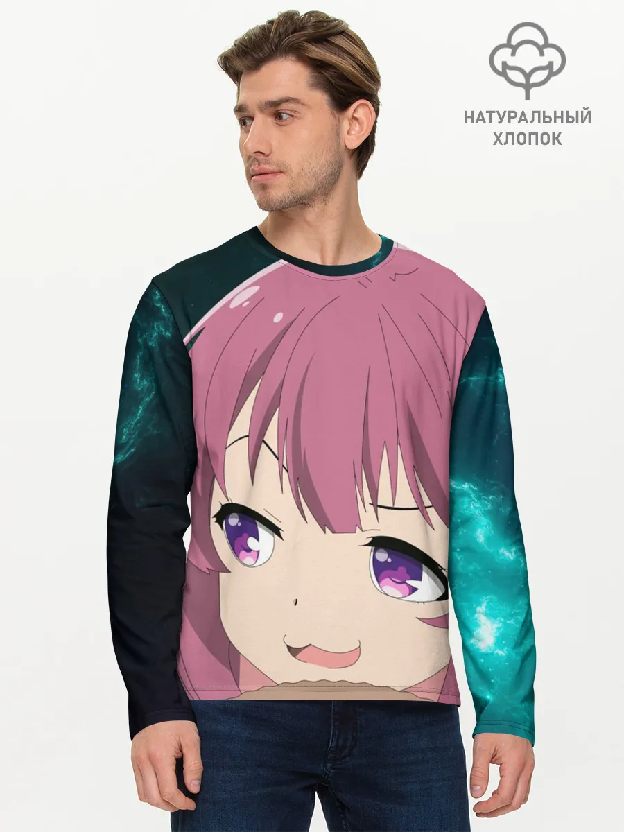 Мужской лонгслив базовый / Karasuma Chitose || Girlish number