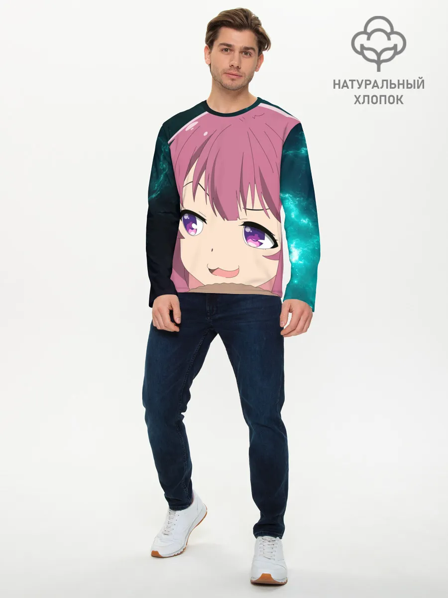 Мужской лонгслив базовый / Karasuma Chitose || Girlish number