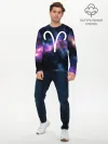 Мужской лонгслив базовый / Овен / Aries, Знак зодиака