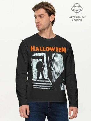 Мужской лонгслив базовый / Майкл Майерс. Хэллоуин