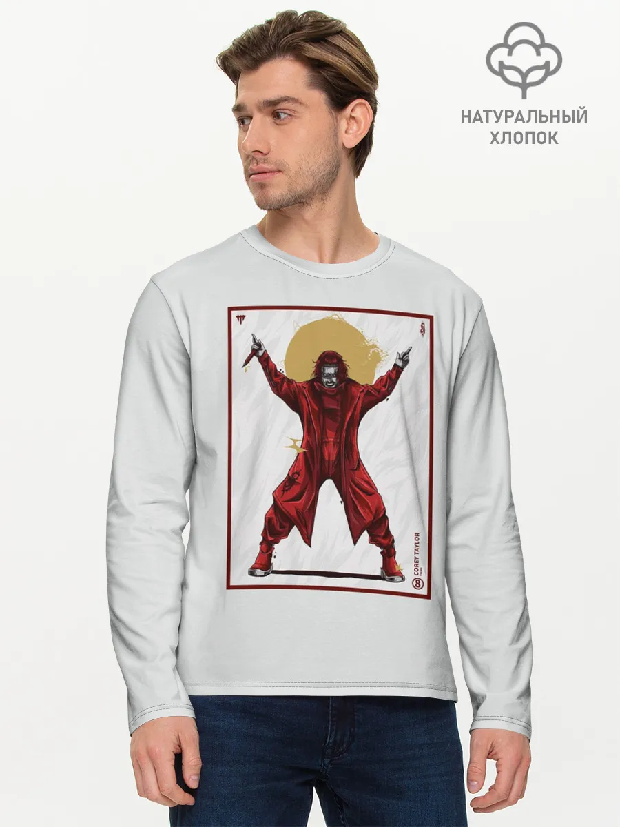 Мужской лонгслив базовый / SLIPKNOT | COREY TAYLOR