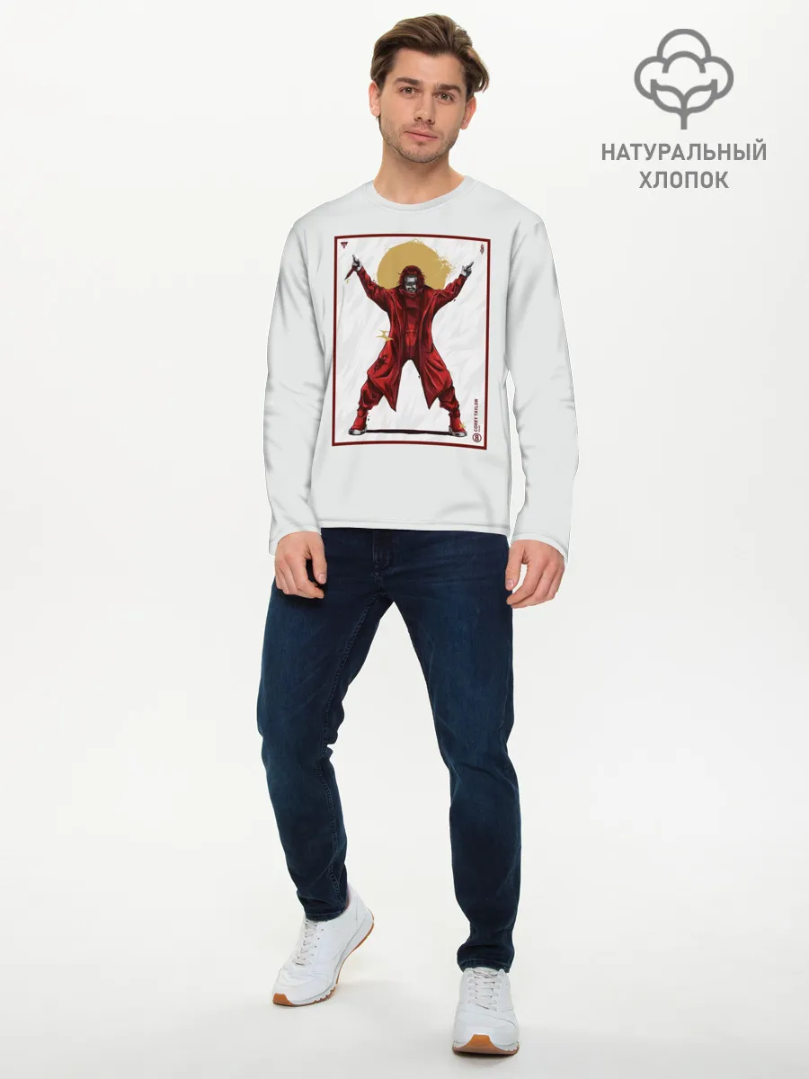 Мужской лонгслив базовый / SLIPKNOT | COREY TAYLOR