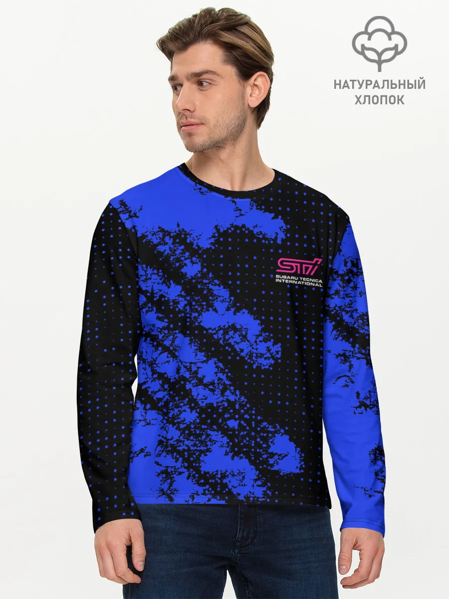 Мужской лонгслив базовый / SUBARU STI | СУБАРИСТ