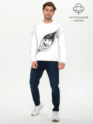 Мужской лонгслив базовый / Бруно Буччелати внутри из Джоджо