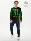 Мужской лонгслив базовый / MONSTER ENERGY NEON | МОНСТЕР НЕОН